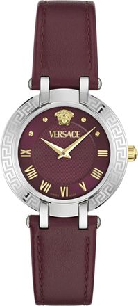 Versace Antlia Leather Watch