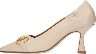Pomme Dor Schoenen, Dames, Beige, 36 EU, Leer, Met Hak Pompen