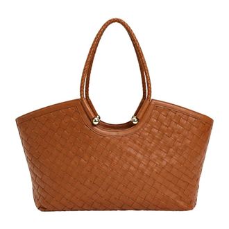 Twinset Tote Bags, female, Brown, Size: ONE SIZE Shopper