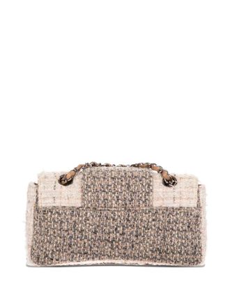 Chanel chain-strap tweed shoulder bag - Grey