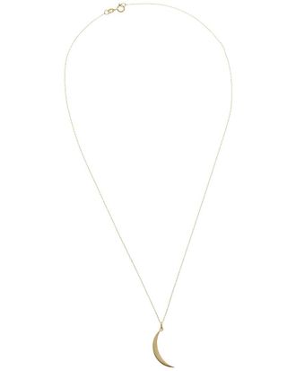 Italian Gold, Inc 10K Crescent Moon Pendant Necklace