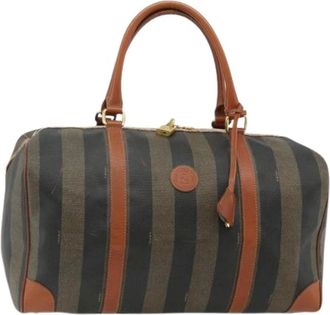 Fendi Pre-owned Weekend Bags, female, Brown, Size: ONE SIZE Pre-owned Vintage Boston Bag