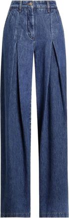 Dolce & Gabbana Blue Inverted-Pleat jeans