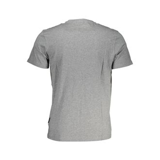 Napapijri Cotton Crew Neck T-Shirt - Gray
