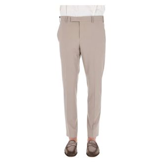 Pantaloni Torino Chinos, male, Beige, Size: 2XL Pantalone in lana Tropical bi-stretch Dieci fit