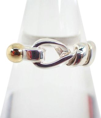 Tiffany & Co. Yellow Gold (18K) Sterling Silver 925 Band Ring (Pre-Owned)