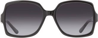 Jimmy Choo London Dark gray gradient Square Ladies Sunglasses SAMMI/G/S 0807/9O 55