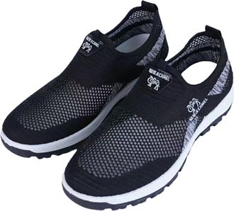 Generic Outdoor Shoes Mens Slip On: Running Shoes Soft Sole Sports Shoes Lightweight Trainers Breathable Trainers Abrasion Resistant Leisure Shoes Cushioning 