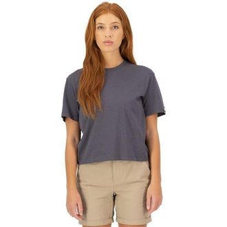 Mons Royale Yonder Merino Organic Cotton T-Shirt - Womens in Vintage Black at Nordstrom, Size Medium