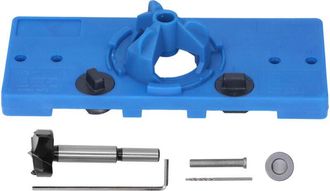 OEM Plantilla De Perforaci&oacute;n Para Bisagras Ocultas De Abs, Gu&iacute;a Y Posicionador Para Taladro De Columna, Herramienta Localizadora De Orificios Para Bisagra