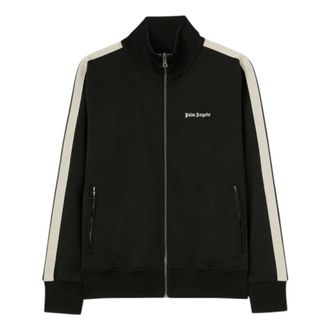 Palm Angels Classic Logo Track Jacket Black Off White PMBD058C99FAB0021003