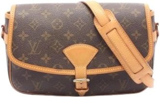 Louis Vuitton Pre-owned Sologne Schoudertas - Dames - Vintage Schoudertas - Bruin - ONE Size - Leer - Vintage