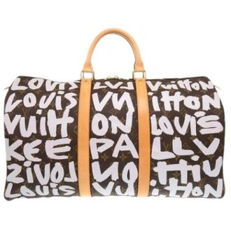 Louis Vuitton Pre-owned M92197 Boston tas - Heren - Pre-owned - Veelkleurig - Maat: ONE Size Zijde