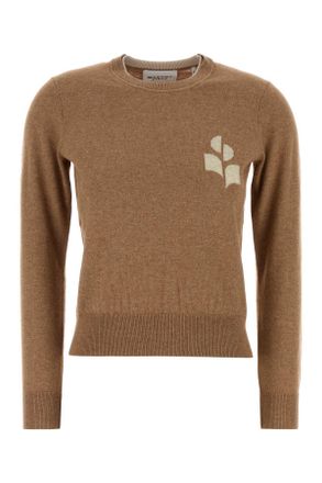 Isabel Marant Camel Cotton Blend Lanta Sweater