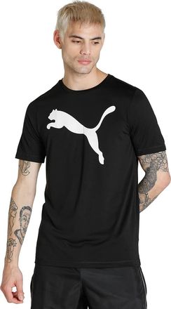 Puma Mens Active Big Logo Tee Top Black XL