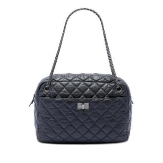 Chanel Pre-owned Reissue Crossbody Tas - Dames - Vintage Schoudertas - Zwart - ONE Size - Leer - Vintage