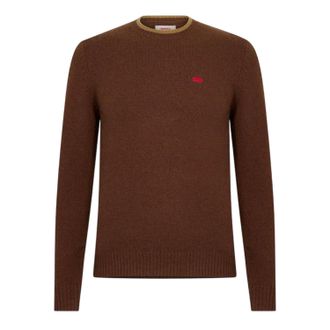 Levi's Heren Batwing Logo Crew Hals Trui (Bruin)