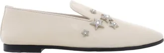 Jimmy Choo London Patent Leather Star Embossed Loafers, Brand Size 35.5 ( US Size 5.5 )