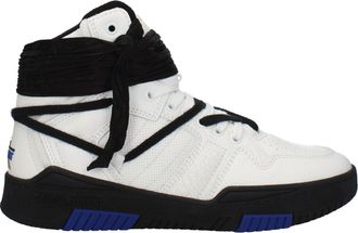 Saint Laurent Sneakers Mens Leather Wit/zwart