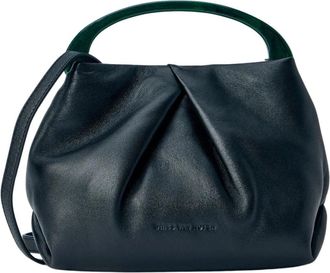 Dries Van Noten Bolso de mano estructurado de piel - Bags - Mujer - Negro - ONE SIZE