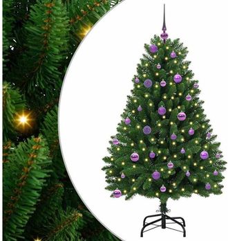 vidaXL Árbol de Navidad artificial Verde 150 cm PVC y Metal vidaXL