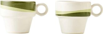 Bella Maison Set Of 2 Flow Ceramic Espresso Cups