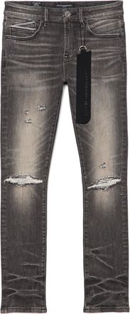 Cult of Individuality Punk Super Skinny 601 Jeans In Charcoal