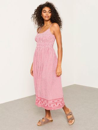 Fat Face FatFace Emmy Red Petite Midi Dresses