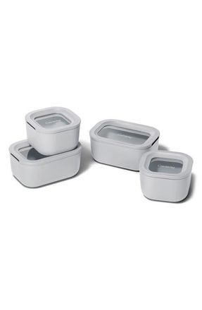 Caraway Mini Glass Food Storage 9-Piece Set in Gray at Nordstrom