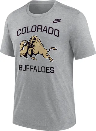 Nike Colorado Buffaloes Nike Mens Football Tri-Blend T-Shirt in Grey | M21372P396COLO-DGH