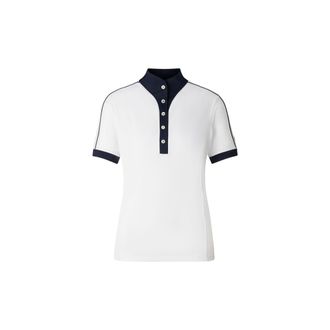 Bogner Katrina functional short-sleeved top for women - White/navy blue - 34