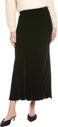Velvet Eza Velvet Silk-Blend Skirt