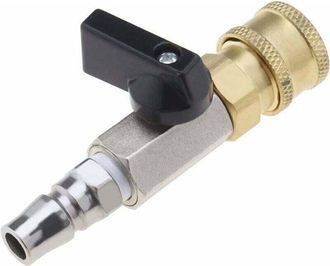 OEM Attacco Rapido Per Aria Compressa, Valvola A Sfera Pneumatica, Valvola Dosatrice, Valvola Di Intercettazione Da 1/4 Con Raccordo Filettato Maschio Da 