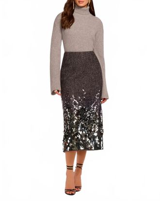 Ramy Brook Peter Skirt In Grey Shine