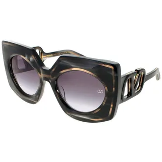 Valentino Grey Gradient Irregular Sunglasses VLS-127 A 53