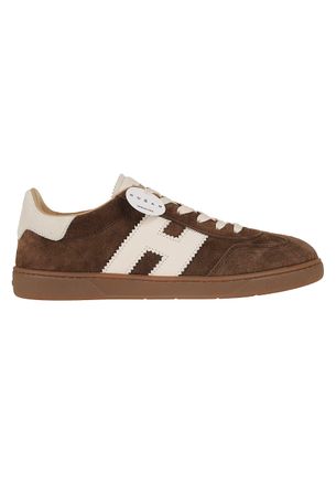 Hogan Cool Low-Top Suede Amber Sole Sneakers