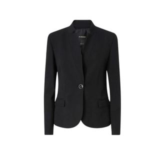Pinko Pinko - Pinko - Jassen > Blazers - Dames - Jassen - Zwart - Maat: S Leer