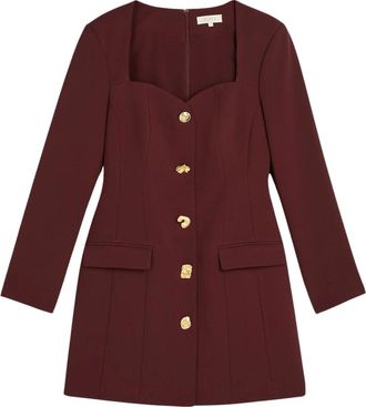 JOSH V Ely Jurk - Dames - Jurken - Rood - Maat: XS Leer