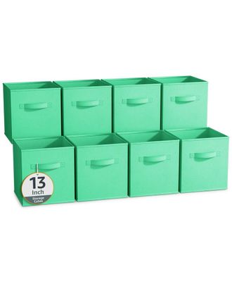 Sorbus 13In 8 Pack Collapsible Fabric Storage Bins