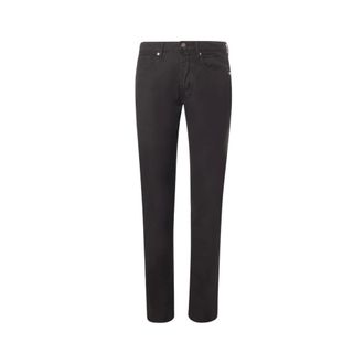 Incotex Slim-fit Jeans, male, Black, Size: W35 5 Pockets Jeans