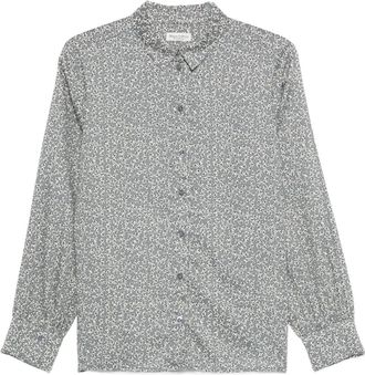 Marc O'Polo Shirt met bloemenprint - Blauw