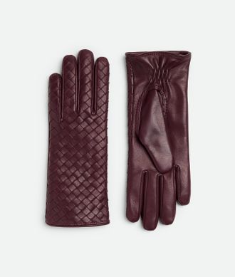 Bottega Veneta Guanti In Pelle Con Motivo Intrecciato - Bottega Veneta