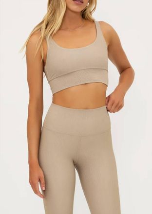 Beach Riot Womens Leah Top In Beige
