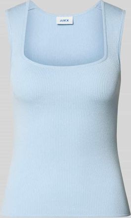 Jack & Jones Top aus Viskose-Mix mit Karree-Ausschnitt Modell POSIE in Hellblau, Gr&ouml;&szlig;e XL