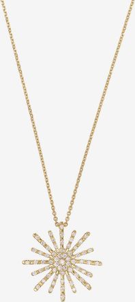 GbyG Halskette aus Gelbgold und Diamanten Soleil