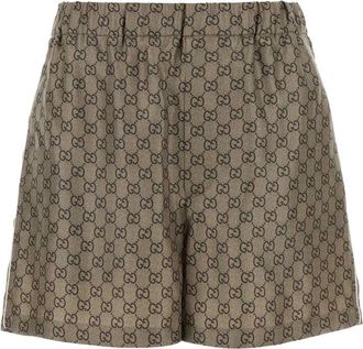 Gucci GG Supreme Twill Mini Shorts