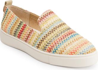 Me Too Farren Woven Slip-On Sneaker in Raffia Multi at Nordstrom Rack, Size 7.5