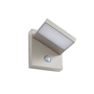 Lucande Lucande L&aacute;mpara De Pared Exterior silvan En Gris Aluminio