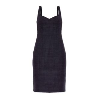 Balmain Vestido de Tweed con Tirantes Finos - Dresses - Mujer - P&uacute;rpura - 2XS