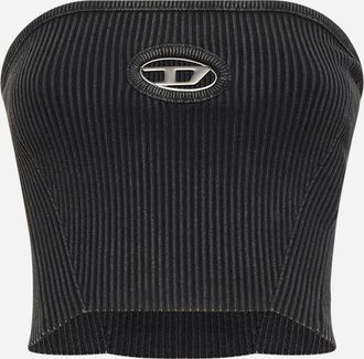 Diesel Black M-clarksvillex-c Bandeau Top